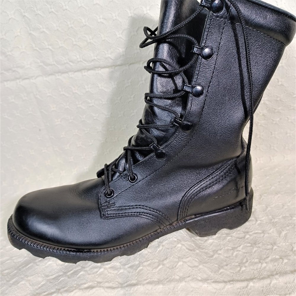 Altama Black Leather Combat Boots Size 6.5/8.5